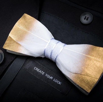 Feather Luxury Peacock Bowtie Gift