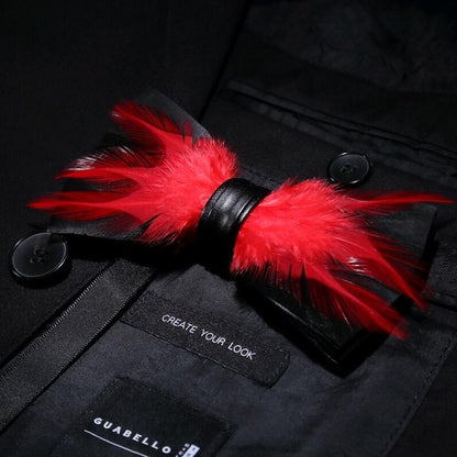 Feather Luxury Peacock Bowtie Gift