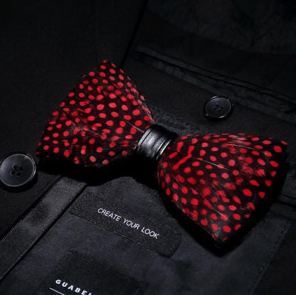 Feather Luxury Peacock Bowtie Gift
