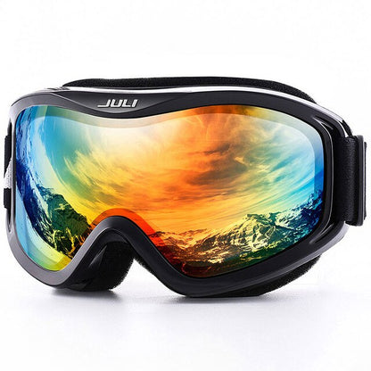 Ski Goggles Double Layer Lens Anti-Fog UV400 Glasses