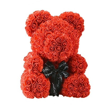 Rose Teddy Bear Unicorn Flower Gift