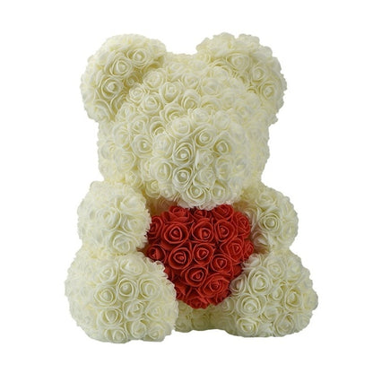 Rose Teddy Bear Unicorn Flower Gift