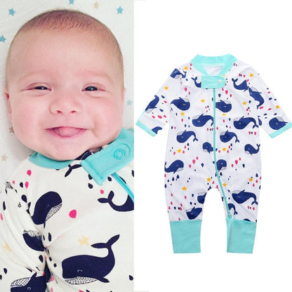 Long Sleeve Baby Romper Onesie Jumpsuit Pajama