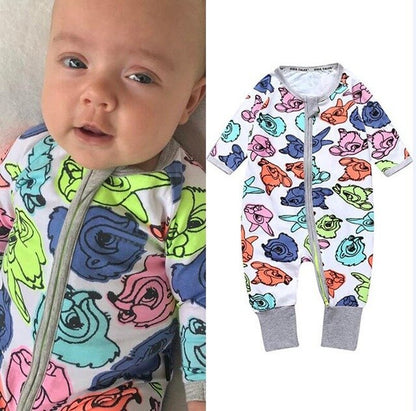 Long Sleeve Baby Romper Onesie Jumpsuit Pajama