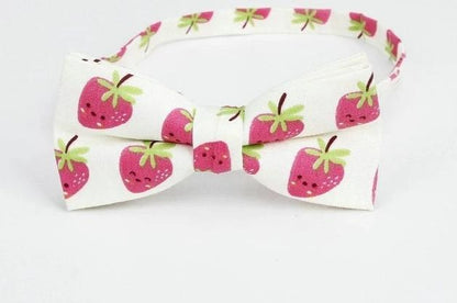 Bowtie Fruits Print Casual Neckwear