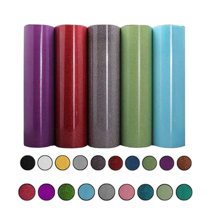 Heat Transfer Glitter Vinyl Film T-shirt Iron