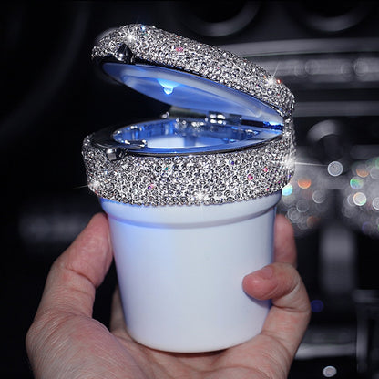 Crystals LED Car Ashtray