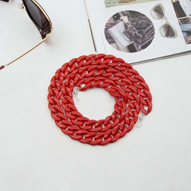 Chunky Colors Glasses Neck Chain