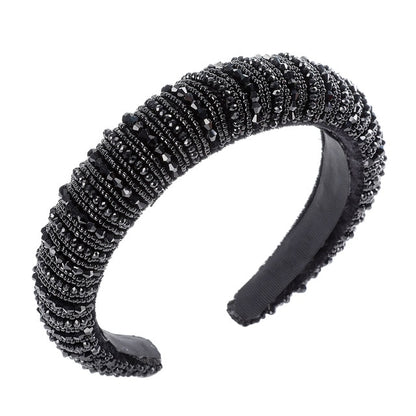 Rainbow Bejeweled Padded Headband