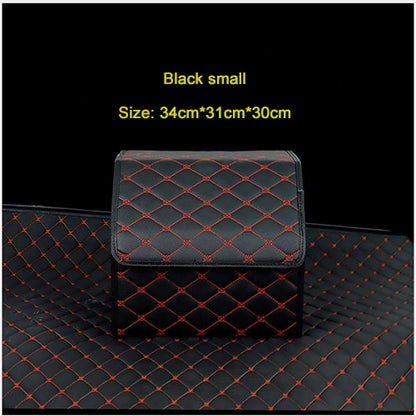 Collapsible Car Trunk Storage Bag Organizer With Lid