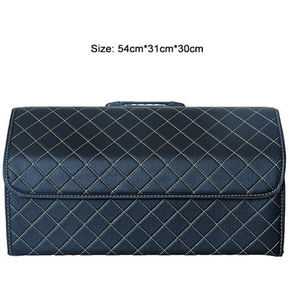 Collapsible Car Trunk Storage Bag Organizer With Lid