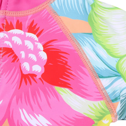 Kids Cartoon Swimwear Long Sleeve One Piece Swimsuit