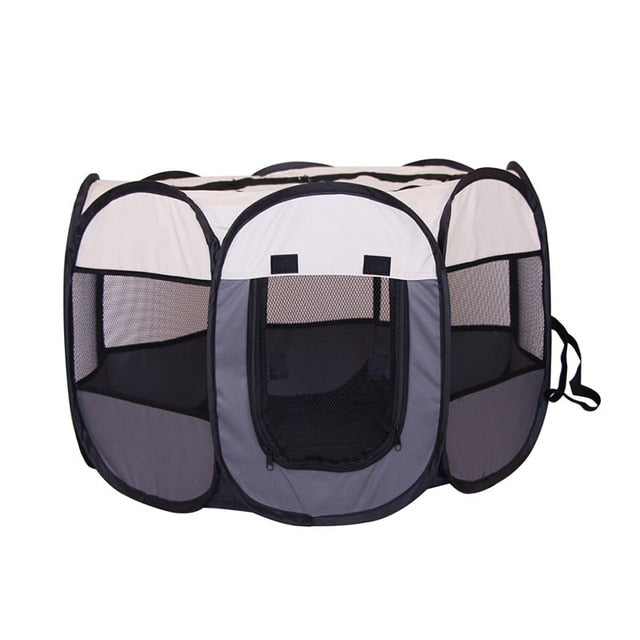 Outdoor Pet Foldable Exercise Playpen Tent