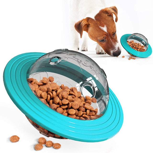 Interactive Dog Toy Ball Food Dispenser Slow Feeder