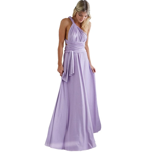 Long Lycra Bridesmaid Wedding Dress Gowns