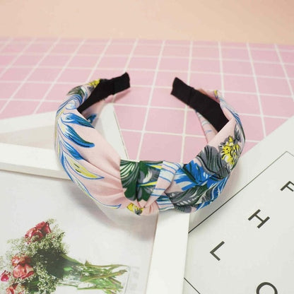 Head Hoop Top Knot Hairband Turban Fashion Elastic Hair Bezel Headband Hair Accessories