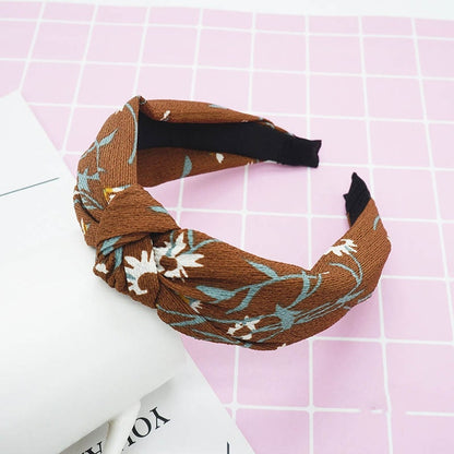 Head Hoop Top Knot Hairband Turban Fashion Elastic Hair Bezel Headband Hair Accessories