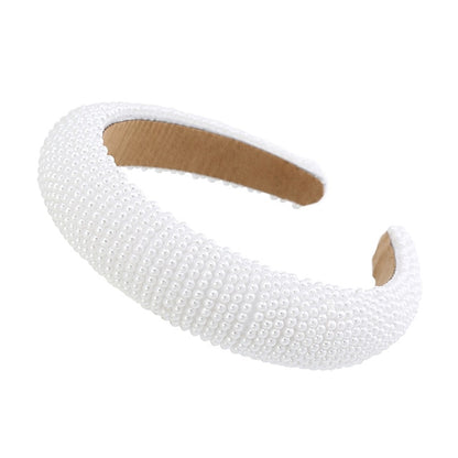 Glitzy Luxury Rhinestone Headband Padded Hairband