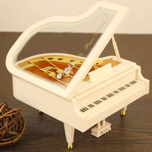Creative Antique Mini Grand Piano Music Box Gift