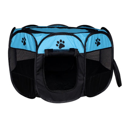 Portable Folding Pet Playpen Tent Dog House