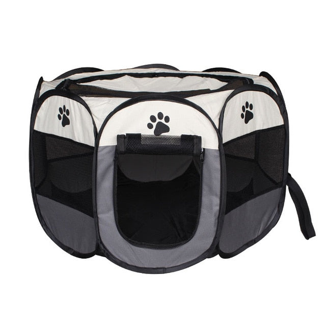 Portable Folding Pet Playpen Tent Dog House