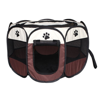 Portable Folding Pet Playpen Tent Dog House