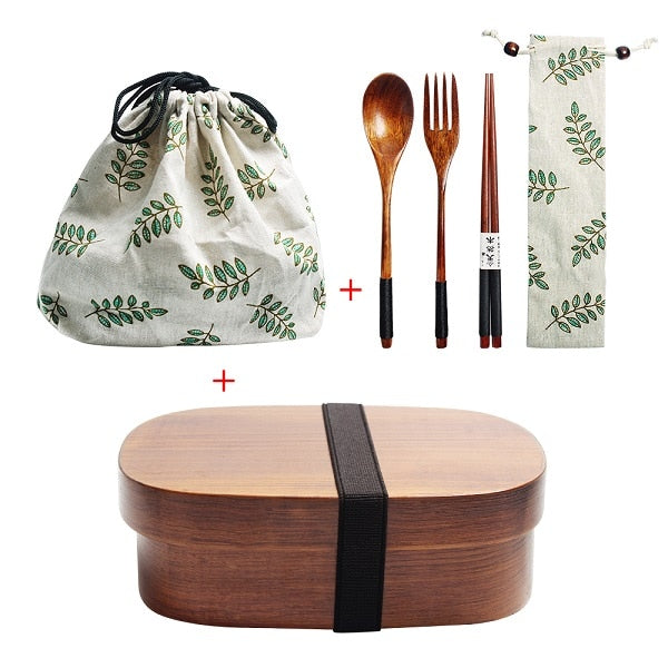 Wooden Lunch Box For Picnic