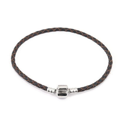 16-20cm Leather Charm Bracelet