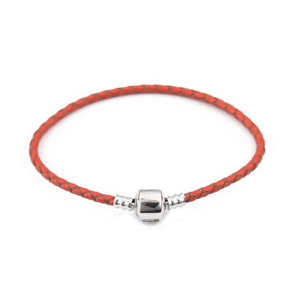 16-20cm Leather Charm Bracelet