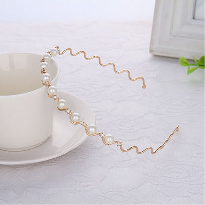 Shiny Luxury Rhinestone Double Single Hair Band