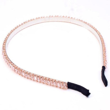 Shiny Luxury Rhinestone Double Single Hair Band
