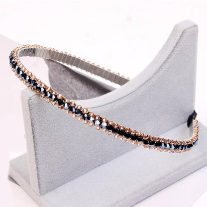 Shiny Luxury Rhinestone Double Single Hair Band