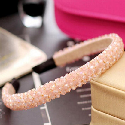 Shiny Luxury Rhinestone Double Single Hair Band
