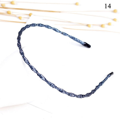 Shiny Luxury Rhinestone Double Single Hair Band