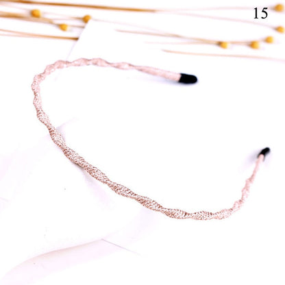 Shiny Luxury Rhinestone Double Single Hair Band