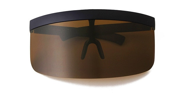 Oversize Shield Visor Sunglasses Windproof Glasses