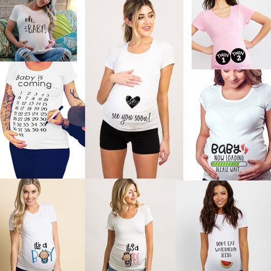 Slim Maternity Pregnancy Tshirts