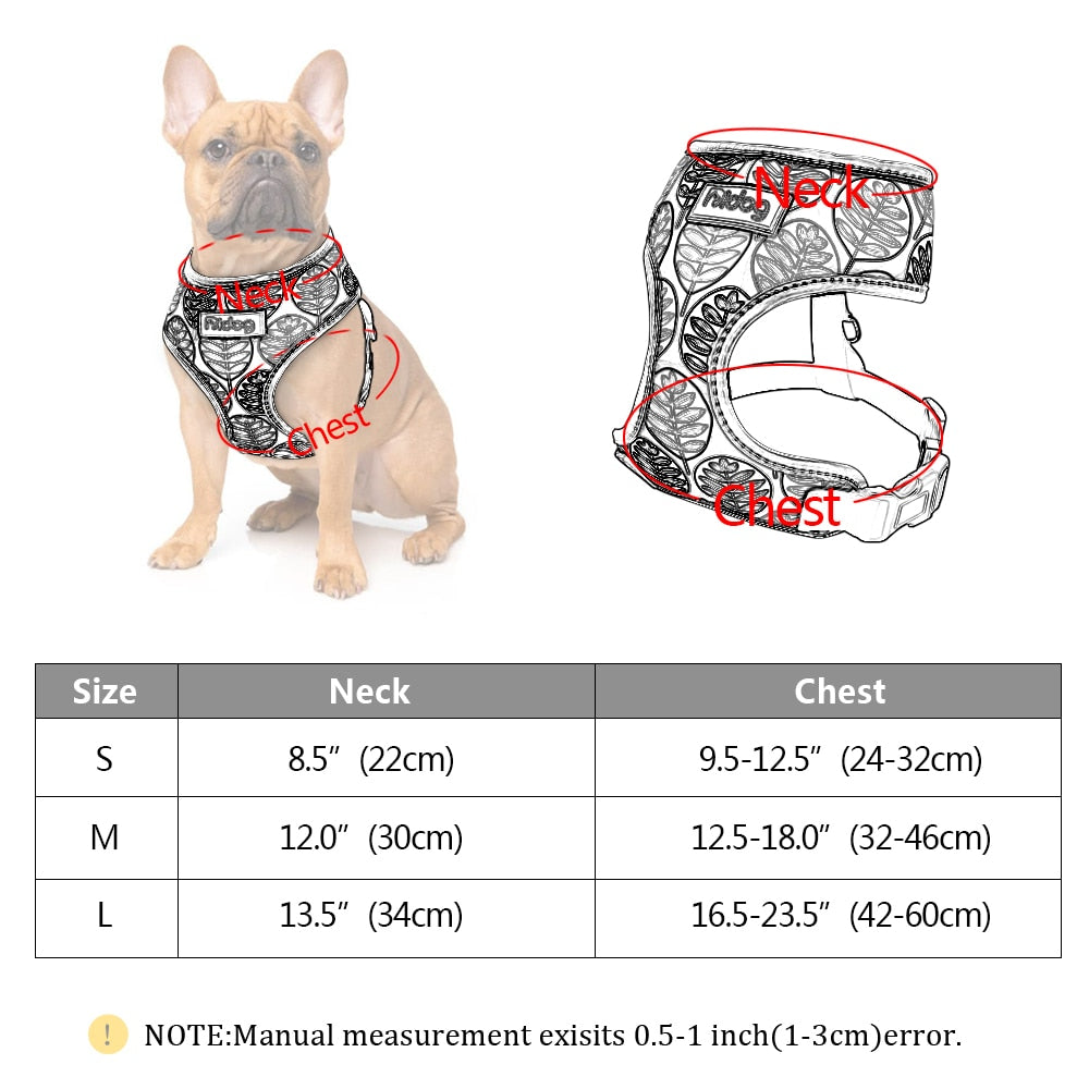 Breathable Nylon No Pull Dog Harness Vest