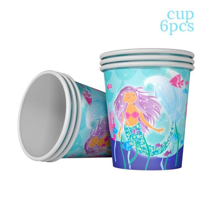 Little Mermaid Party Decor Birthday Supplies