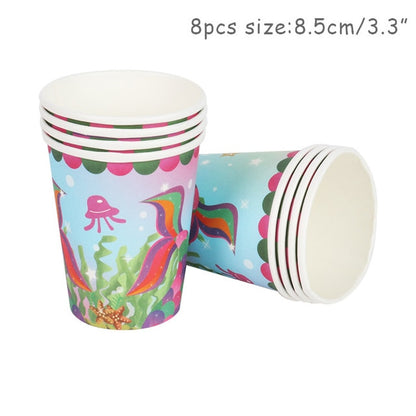 Little Mermaid Party Decor Birthday Supplies
