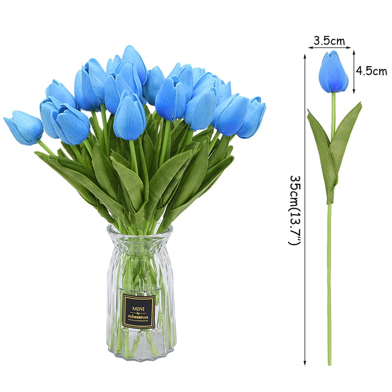 10PCS Tulip Artificial Flower Bouquet