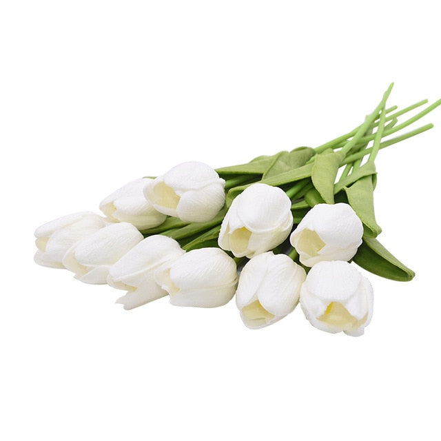 10PCS Tulip Artificial Flower Bouquet