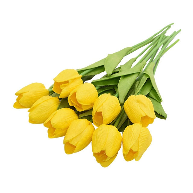 10PCS Tulip Artificial Flower Bouquet