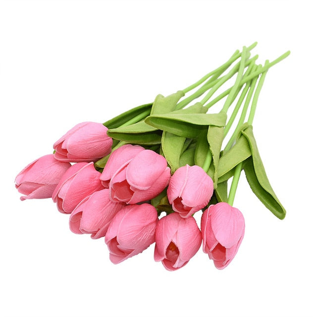 10PCS Tulip Artificial Flower Bouquet