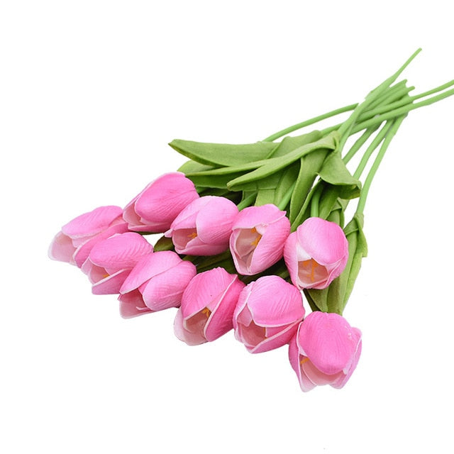 10PCS Tulip Artificial Flower Bouquet