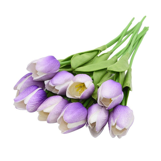 10PCS Tulip Artificial Flower Bouquet