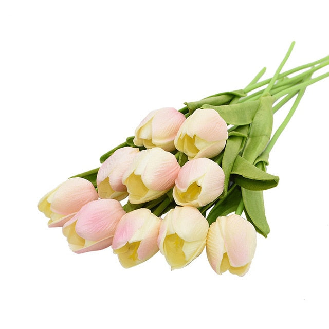 10PCS Tulip Artificial Flower Bouquet