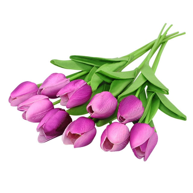 10PCS Tulip Artificial Flower Bouquet