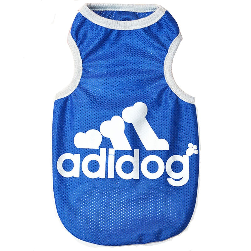 Adidog Muscle Shirt Pet Clothes Tee