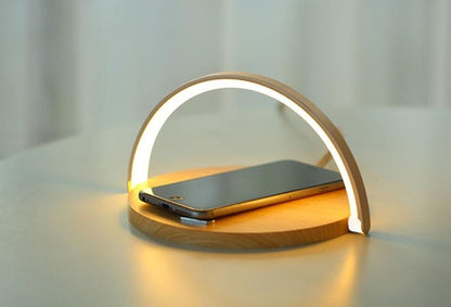 2 in 1 Fast Wireless Charger Table Night Lamp